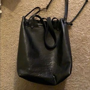 Madewell drawstring transport tote